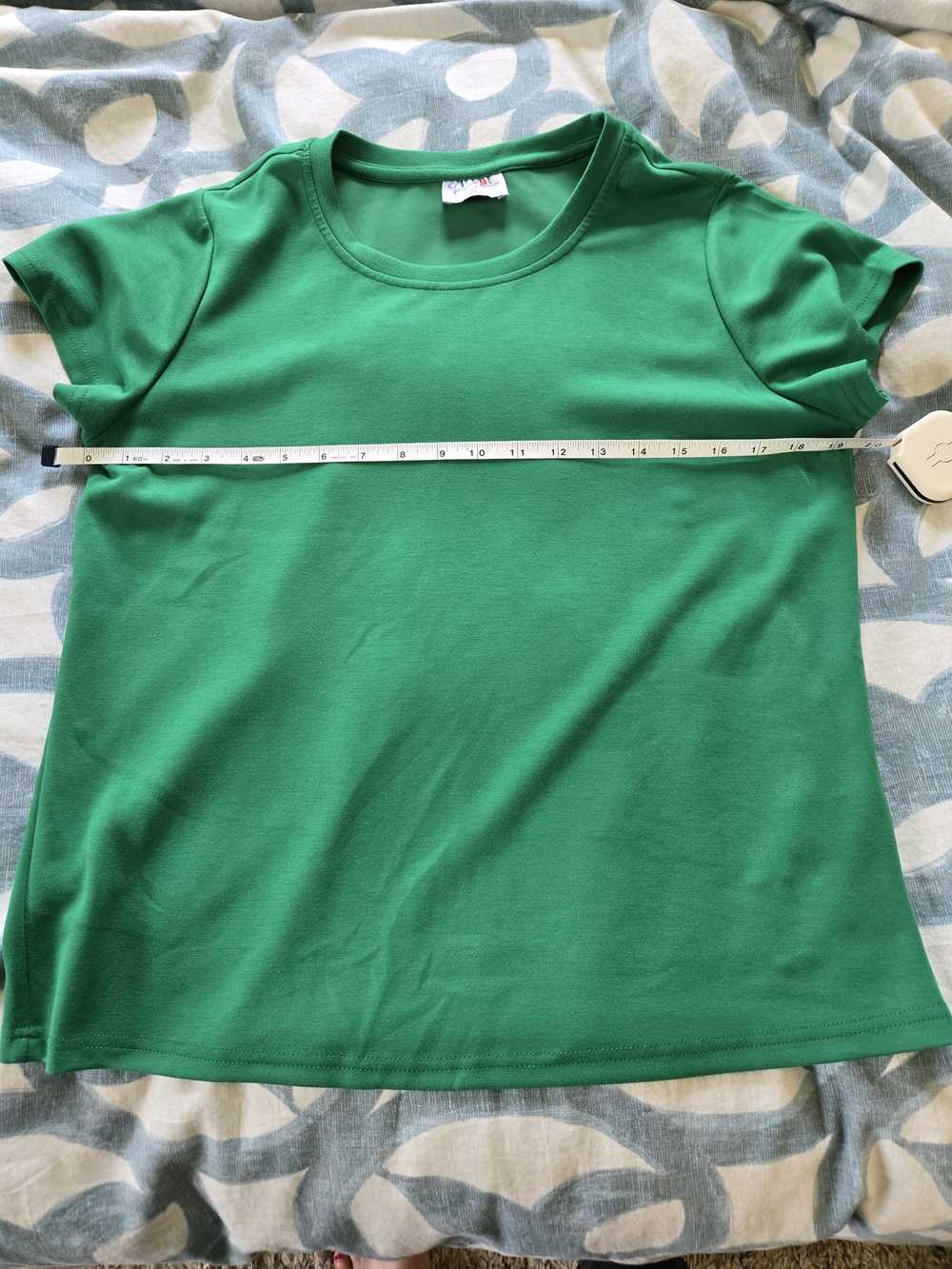 Women's Crewneck Short Sleeve Tee - Green - Picture 4 of 9